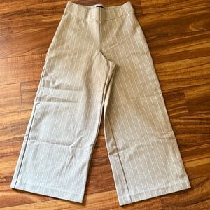 Jones New York Cream Pinstripe Pants